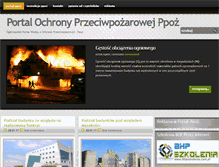 Tablet Screenshot of portal-ppoz.pl